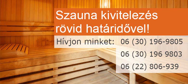 szauna-kivitelezés